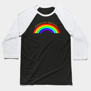 Essential Employee Over the Rainbow Baseball T-Shirt